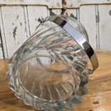 Ice bucket, vintage ice cubes