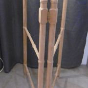 Porte serviette ancien en bois naturel - début XXeme
