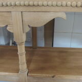Furniture of trade, vintage service the bottom in oak the top in walnut.