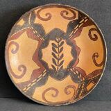 Ceramic Berber large dish Aït-Smaïl small Kabylie tribe Algeria 37 cm