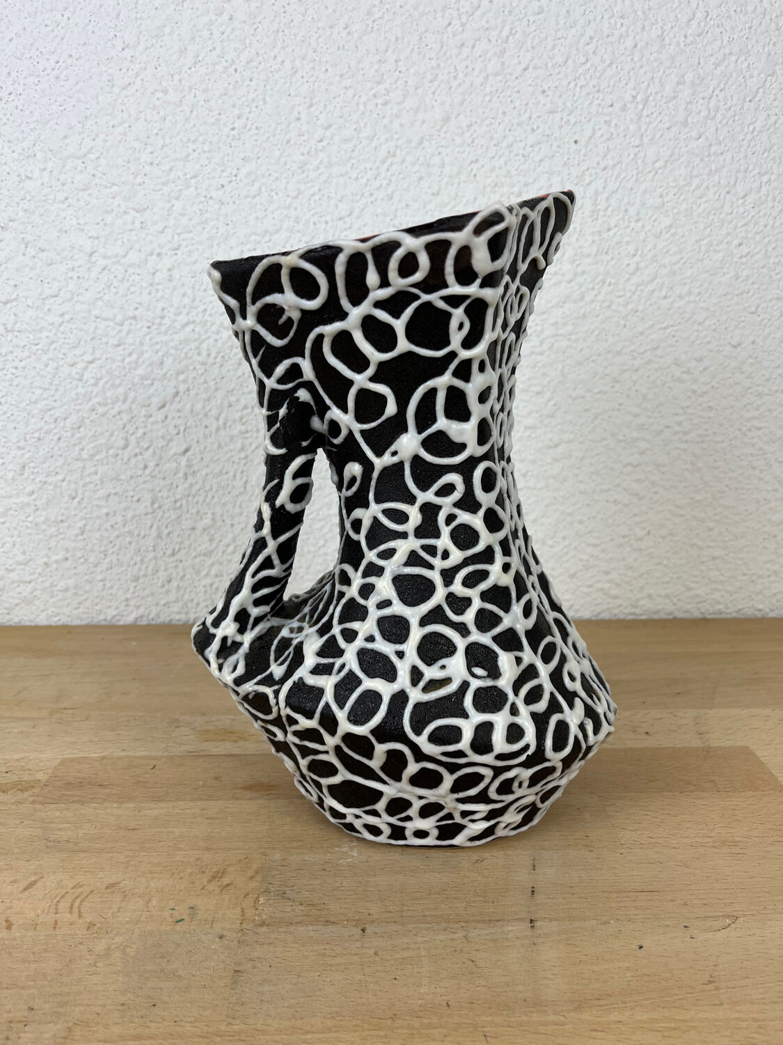 Vintage Vallauris free-form vase