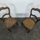Pair of bedroom chairs from the late 19th century.