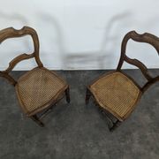Pair of bedroom chairs from the late 19th century.