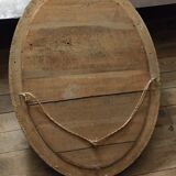 Golden mirror medallion