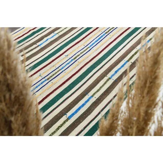 Vintage Turkish Oushak Handmade Wool Cotton Beige Area Rug 150x227