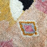 Moroccan Berber boujaad carpet with colorful patterns 283x209cm