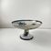 Pexonne iron earth compote dish, blue bird motif, late 19th century
