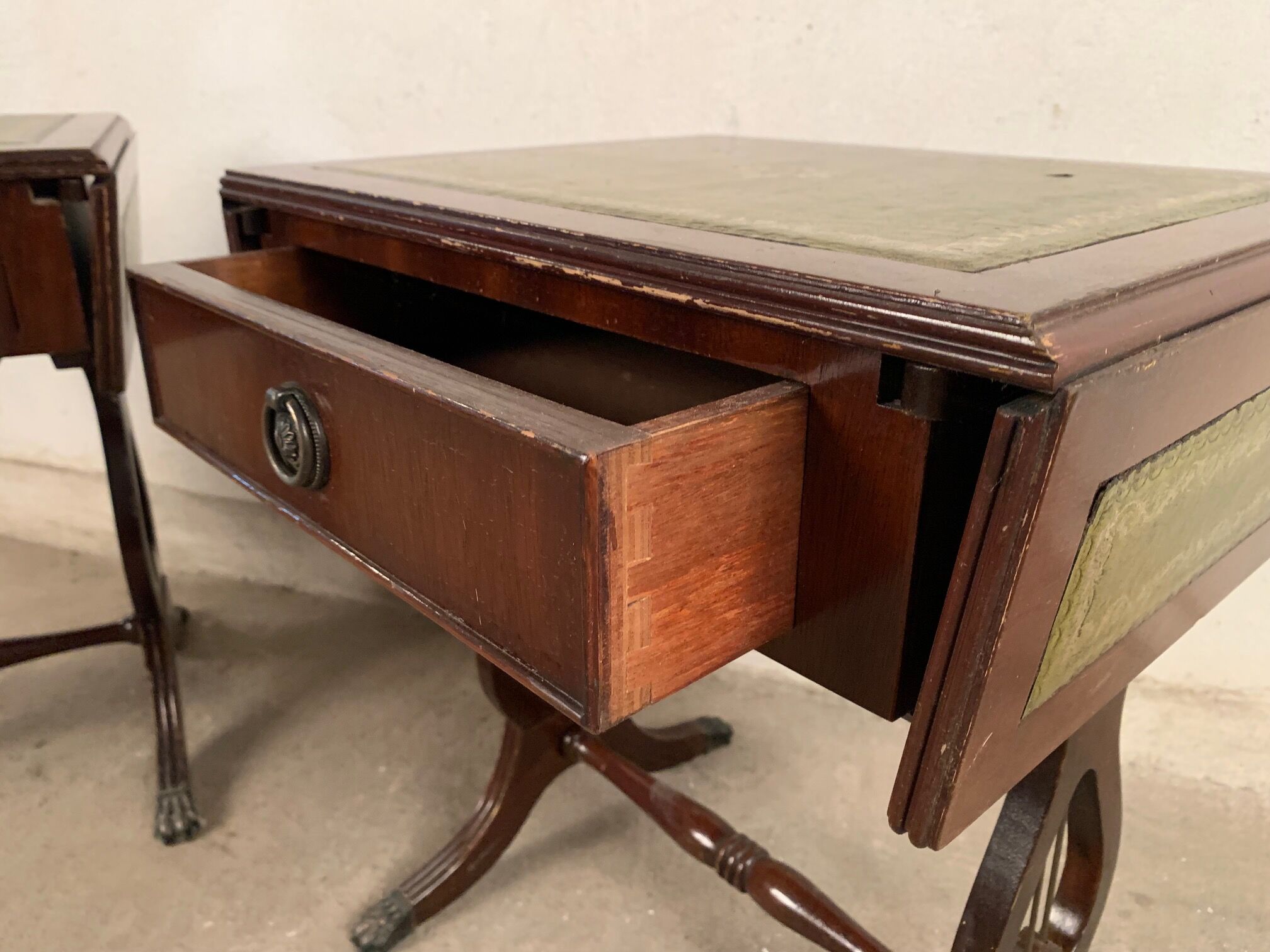 A pair of  side tables, 1950s