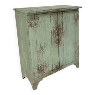 Parisian buffet 1900 greenish-blue patina