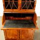 Victorian antique trumeau, various woods, England 19th century.