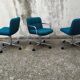 Fauteuils bureau Airborne vintage