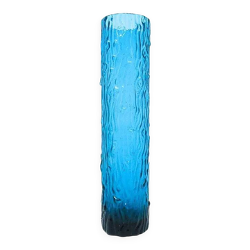 Pieniek vase, mid-century modern, pressed glass, Czechoslovakia, 1960s