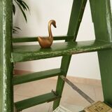 Antique wooden painter's stepladder