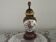 French limoges hergey table lamp base gold hightlights & floral decoration