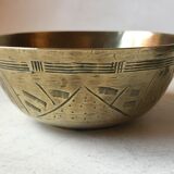 Set of brass Chinese cups