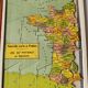 Jeu de patience puzzle France par département Saussine ancien