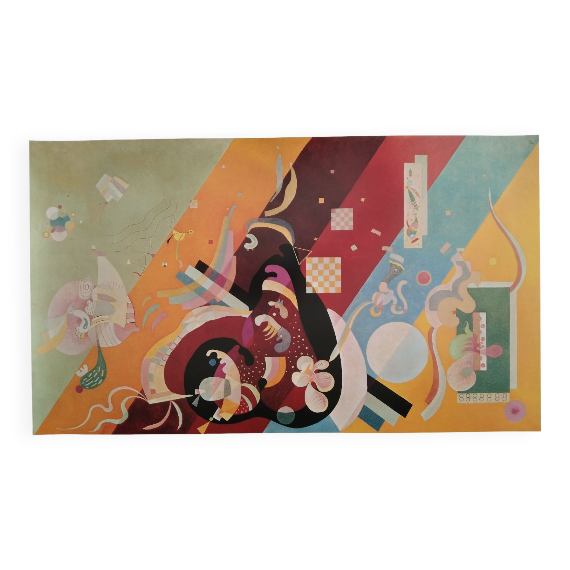 Poster Kandinsky composition IX Pompidou center