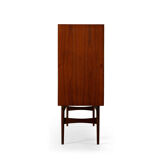 Danish teak high buffet, 1960s