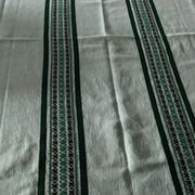 Cotton &  linen tablecloth vintage light green color