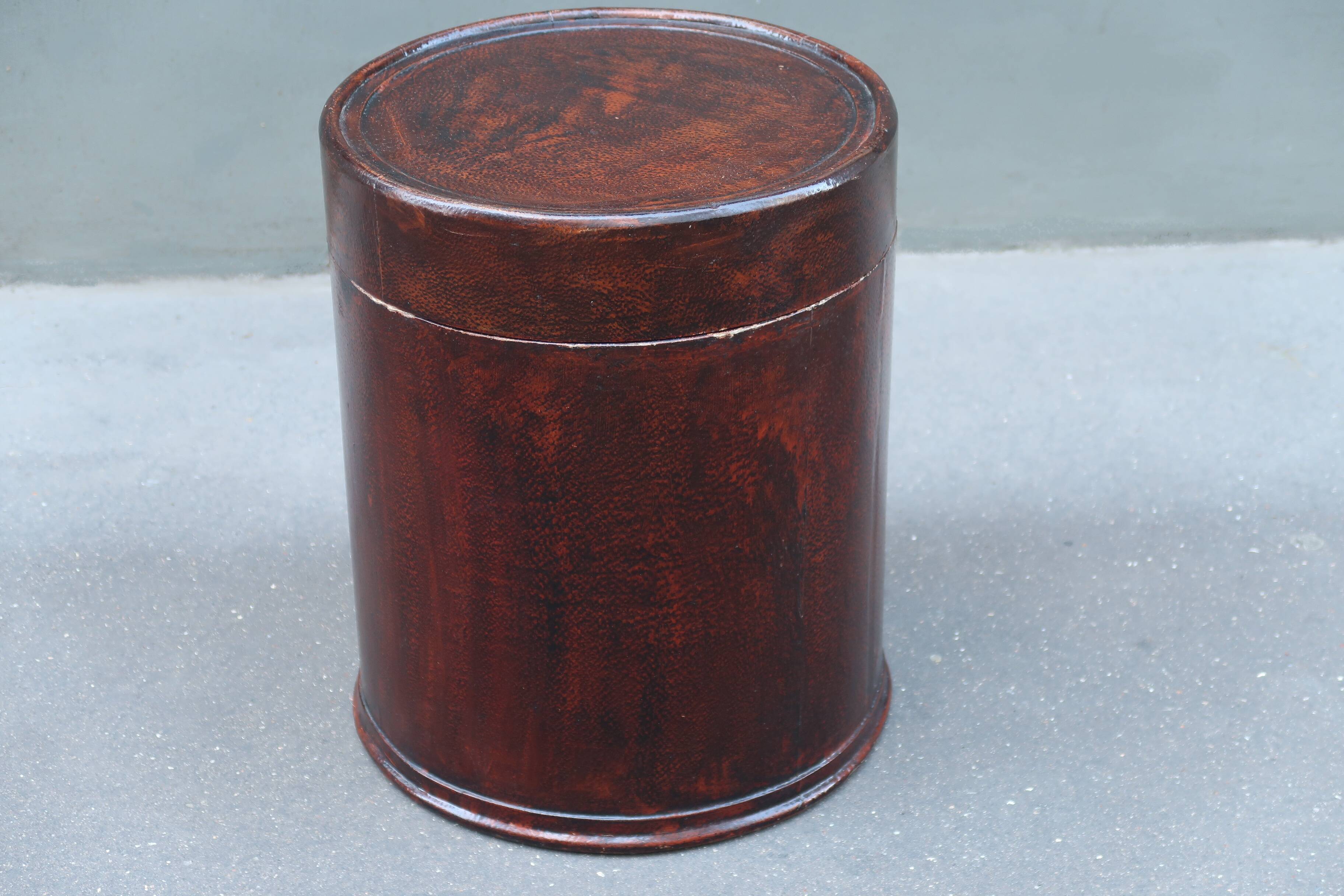 1970s curved wooden side table