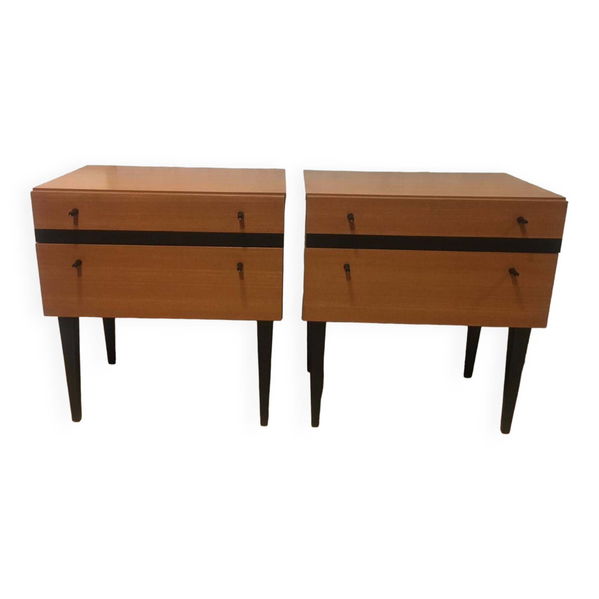 Pair of 60s bedside tables