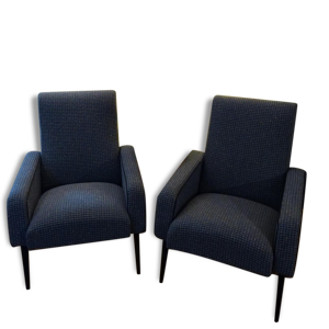 Paire de fauteuils vintage,