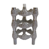 Set Of 3 , 1970s " Quist " Brutalist Modular Candle Holders
