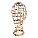 Head to hat marotte wicker display