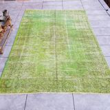Green Vintage Turkish Rug sku v711