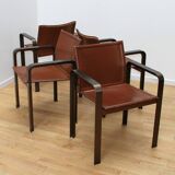 Suite of 4 Matteo Grassi armchairs