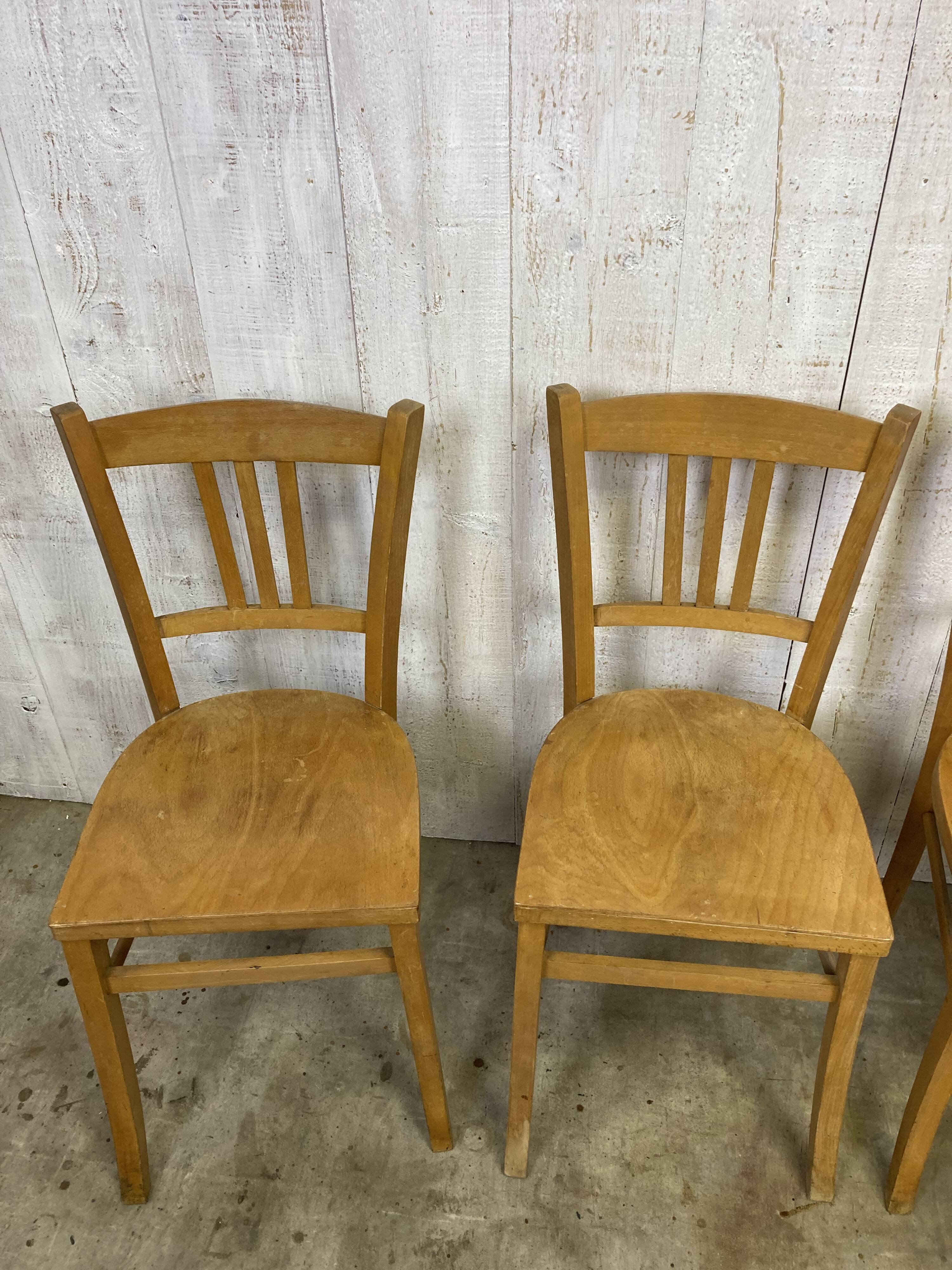 Set of 4 bistro chairs