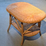 Rattan coffee table