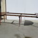 Beautiful round table 6 feet mahogany spindles, extendable