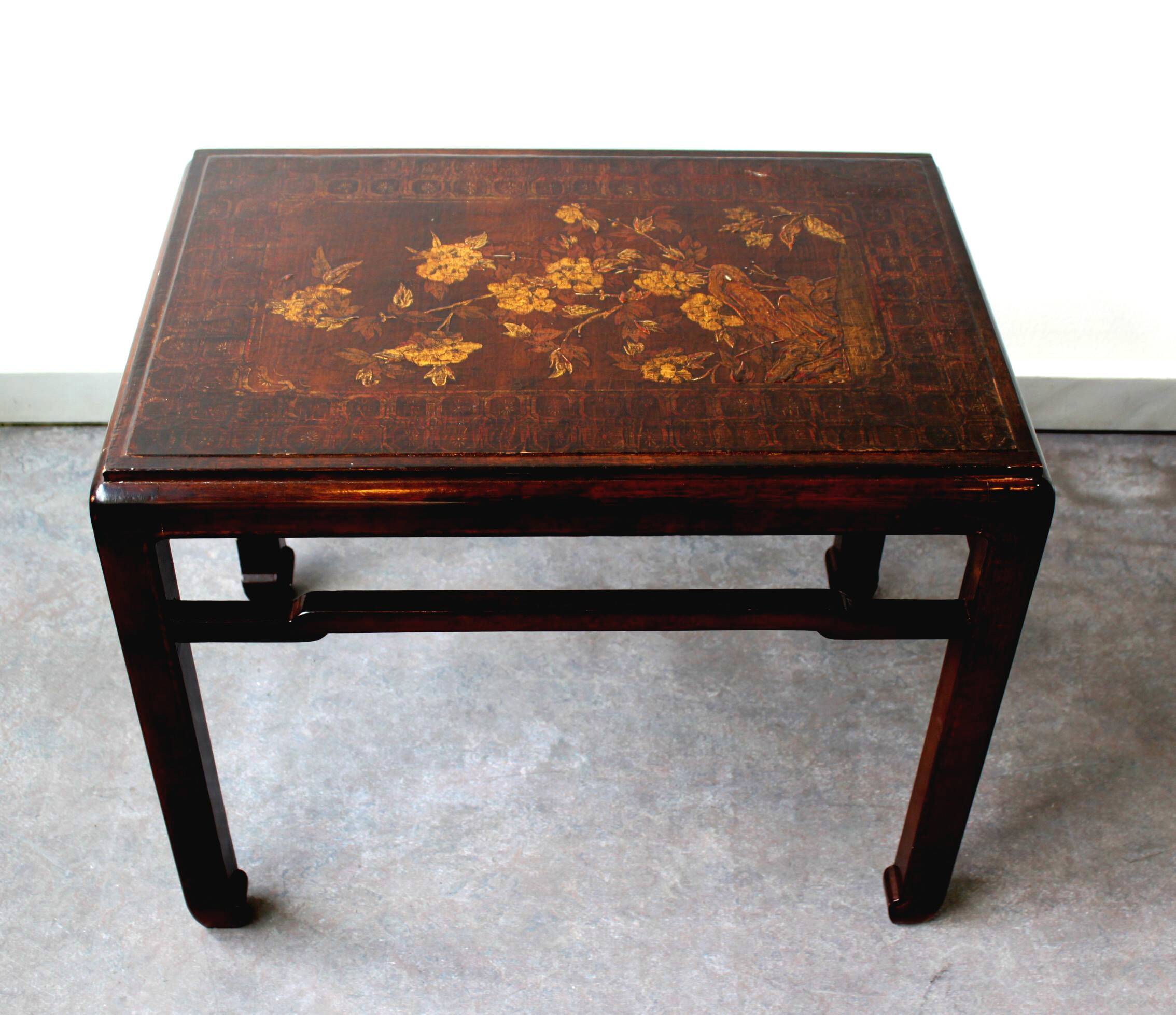 Chinese coffee table, 50s.