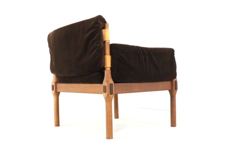 mid century danish design Safari armchair - rare piece - original condition