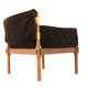 mid century danish design Safari armchair - rare piece - original condition