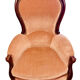 Set of a sofa and a Louis Philippe armchair.