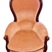 Set of a sofa and a Louis Philippe armchair.