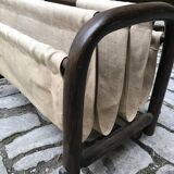 Wooden magazine rack from the 70s