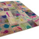 Handmade oriental 204 cm x 300 cm multicolor patchwork carpet