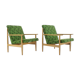 Pair of beech armchairs by ton ,czechoslovakia, 1960