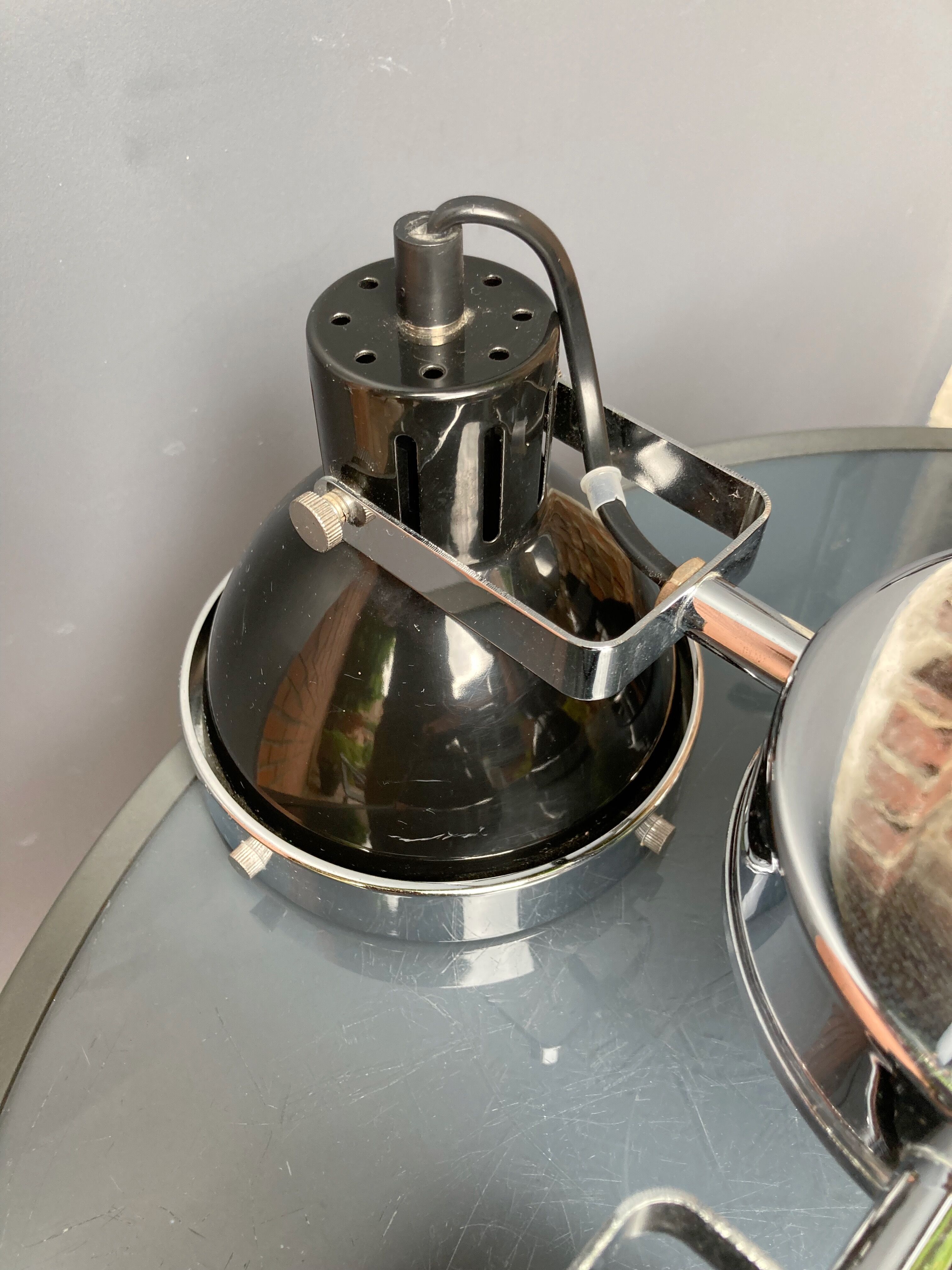 Suspension with 4 lamps of adjustable light indus