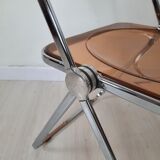 3 Plia chairs, designer Giancarlo Piretti for Anonima Castelli