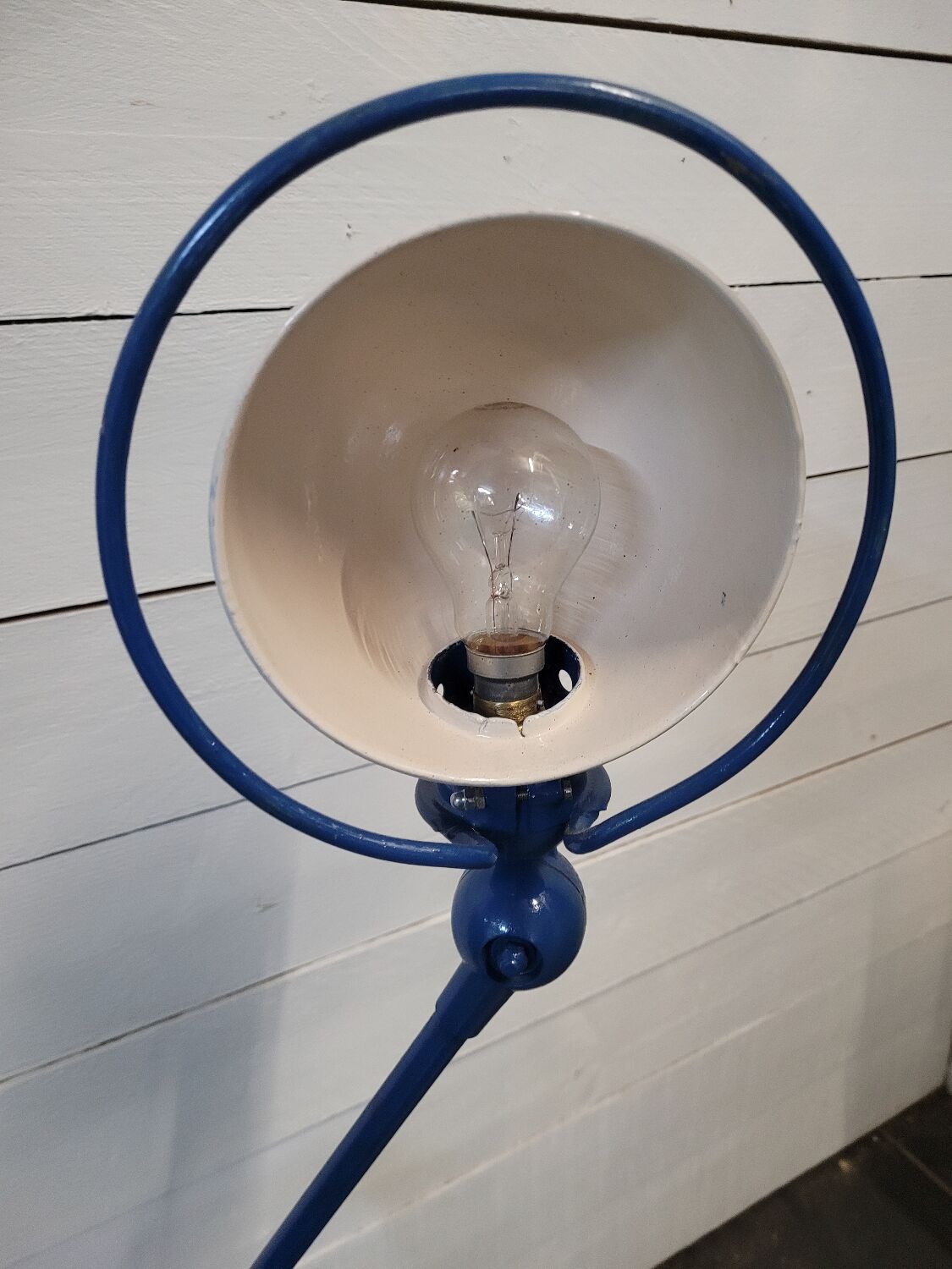 Old Jielde two-arm lamp