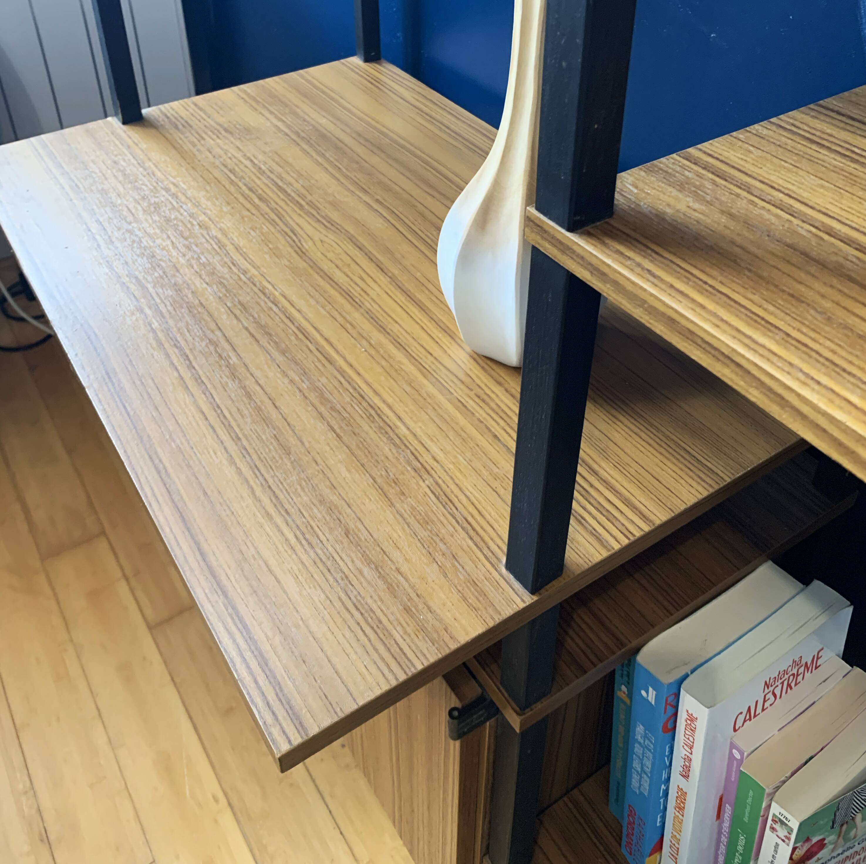 Modular vintage Scandinavian shelving unit, 1960s