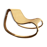 Rocking rattan armchair - designer James Irvine - Ikea edition - 2002