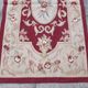 Vintage French carpet Aubusson handmade 79cm x 145cm 1970s