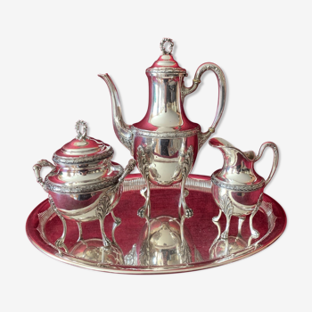 Solid silver service in Louis XVI style