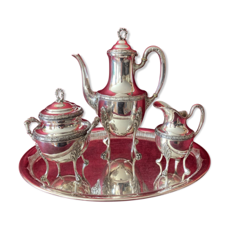 Solid silver service in Louis XVI style