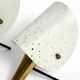 Pair of Mid Century Modern metal brass table and wall lamps by Ernest Igl